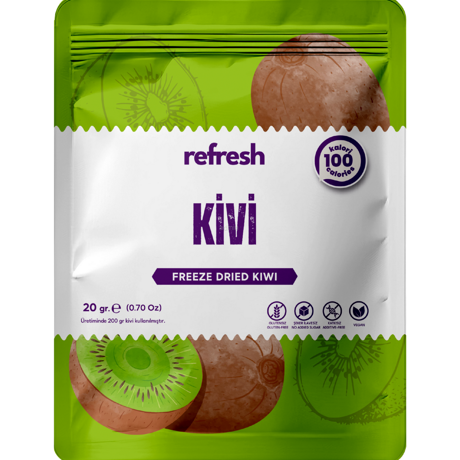 Refresh Freeze Dried Kivi 20gr