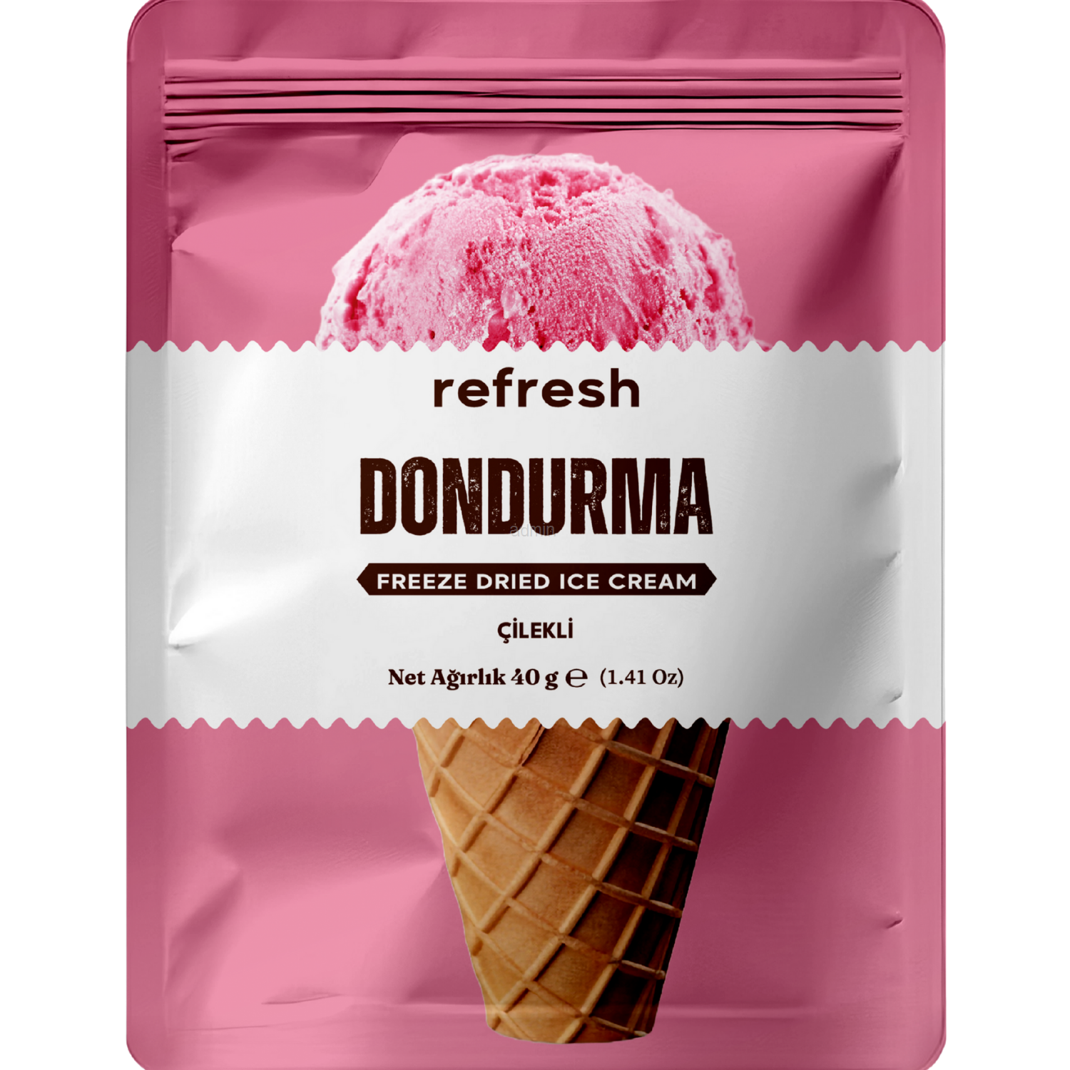 Refresh Freeze Dried Çilekli Dondurma 30gr