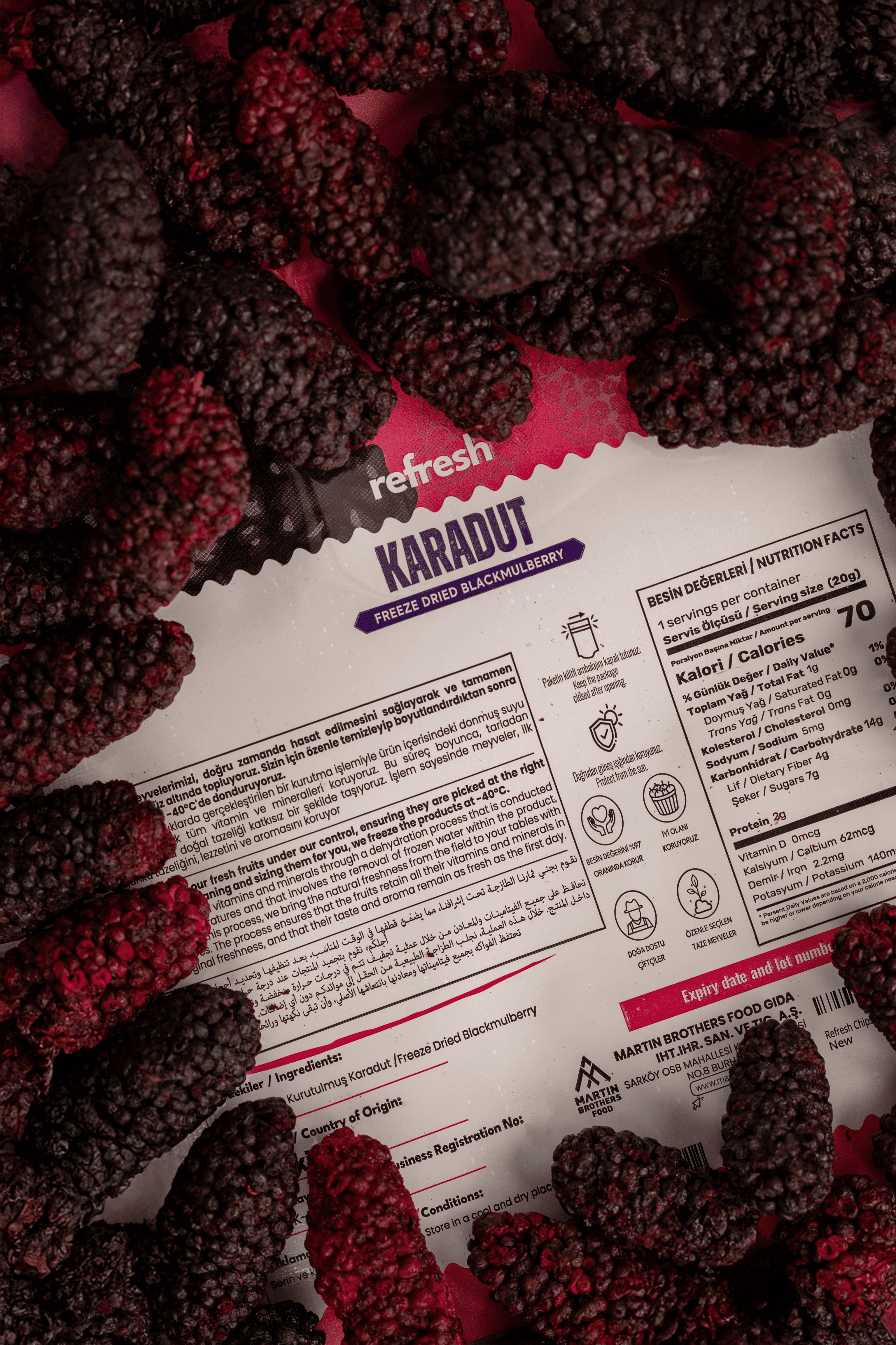 Refresh Freeze Dried Karadut 30gr