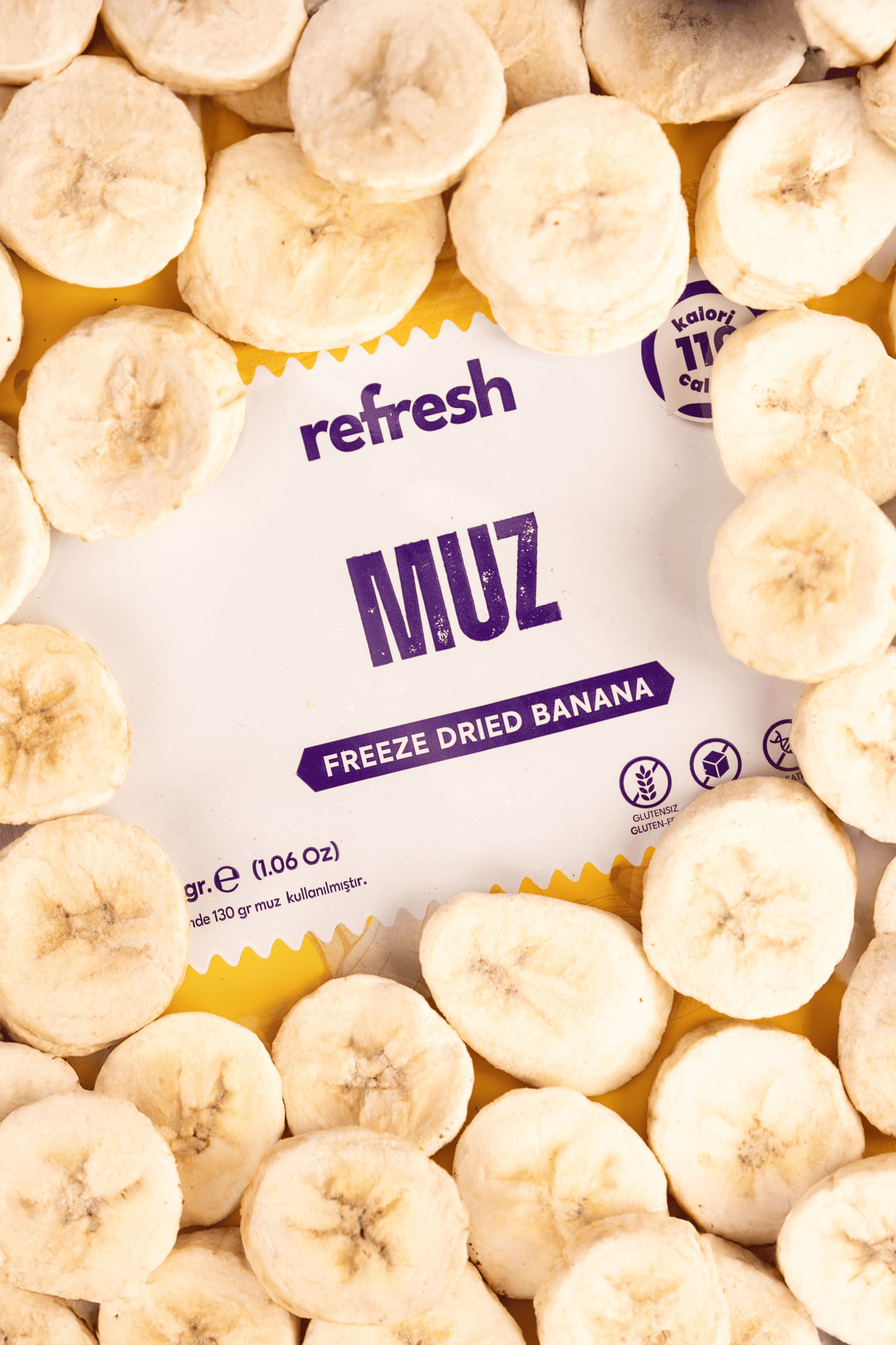Refresh Freeze Dried Muz 30gr