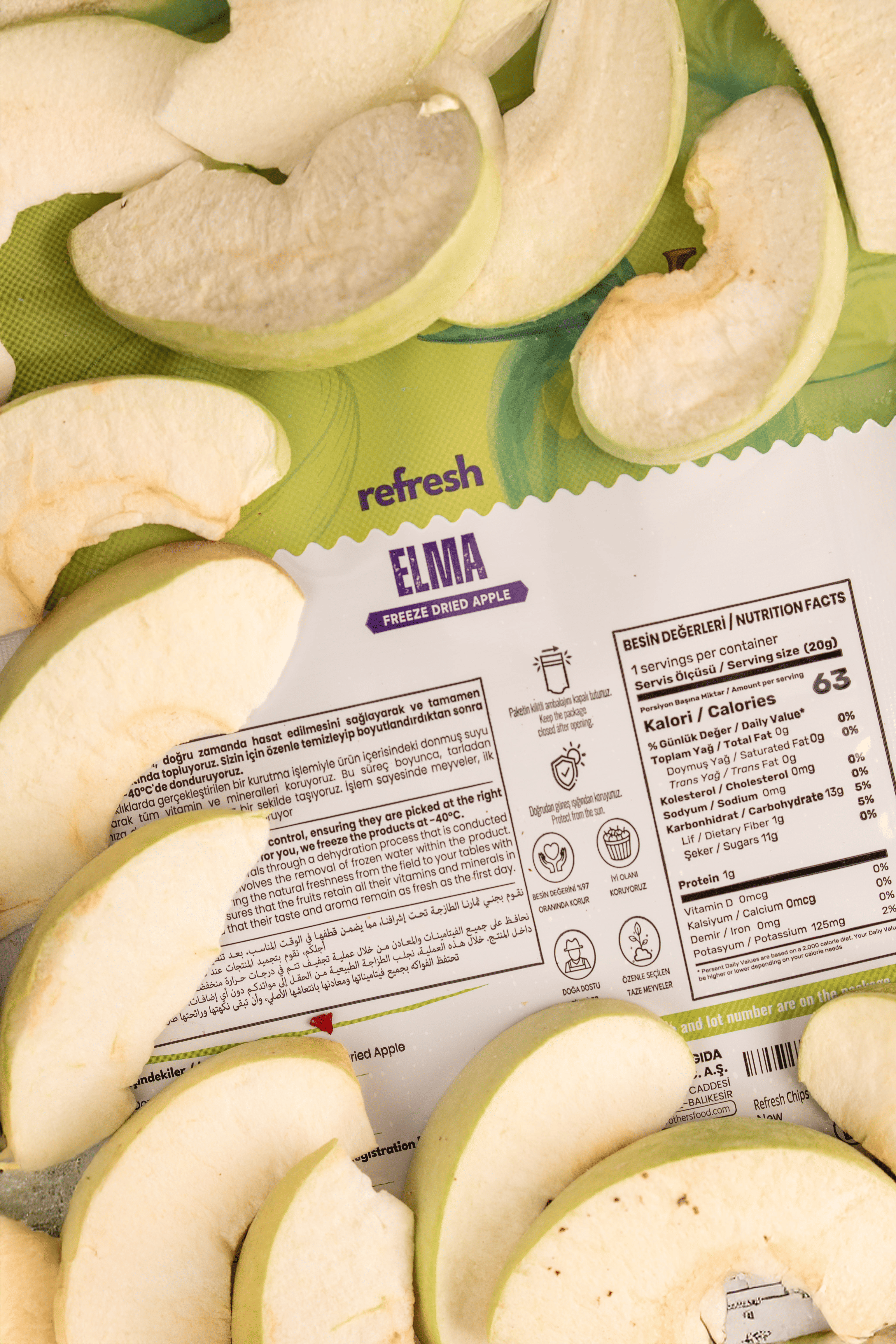 Refresh Freeze Dried Elma 20gr