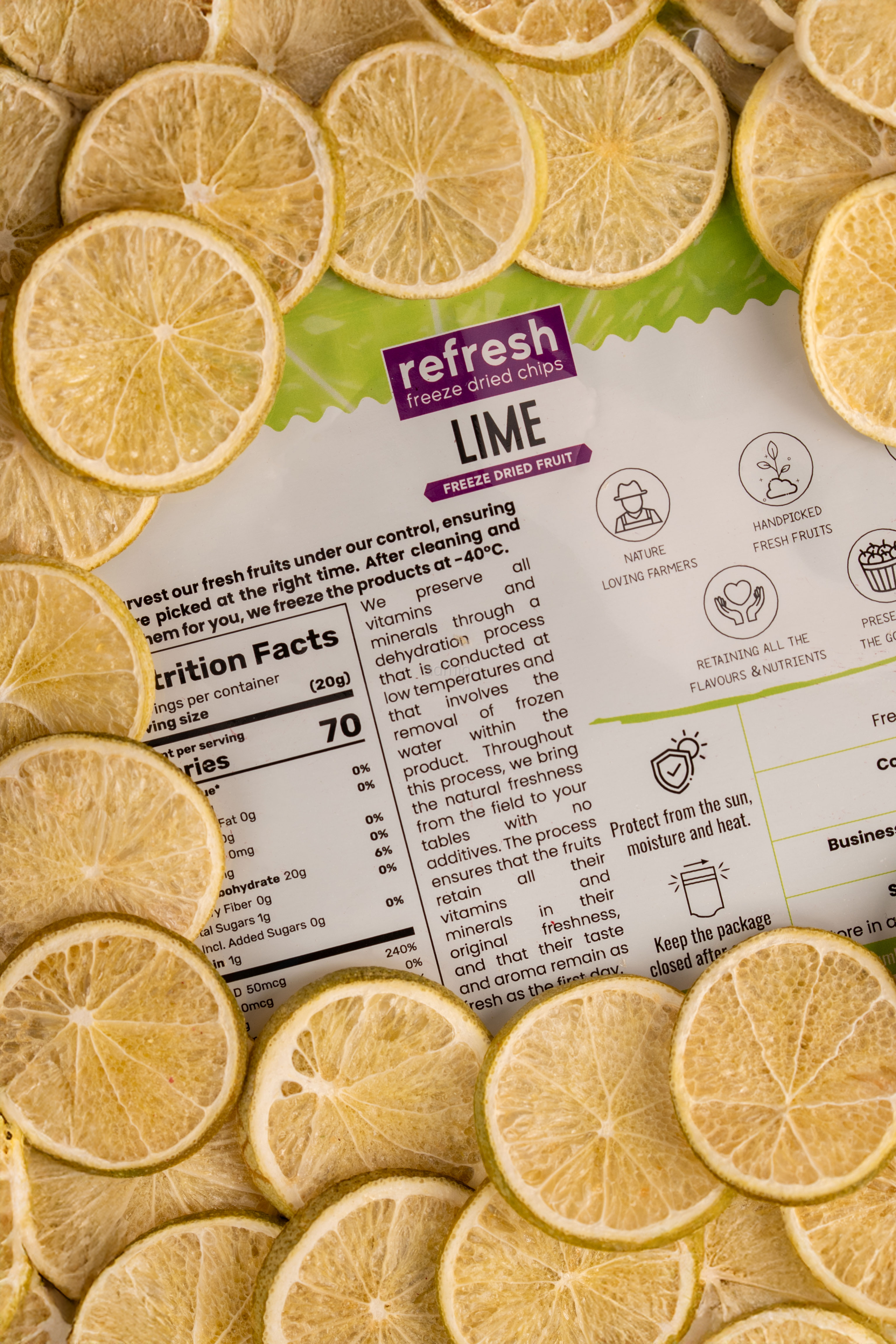 Refresh Freeze Dried Lime 20gr