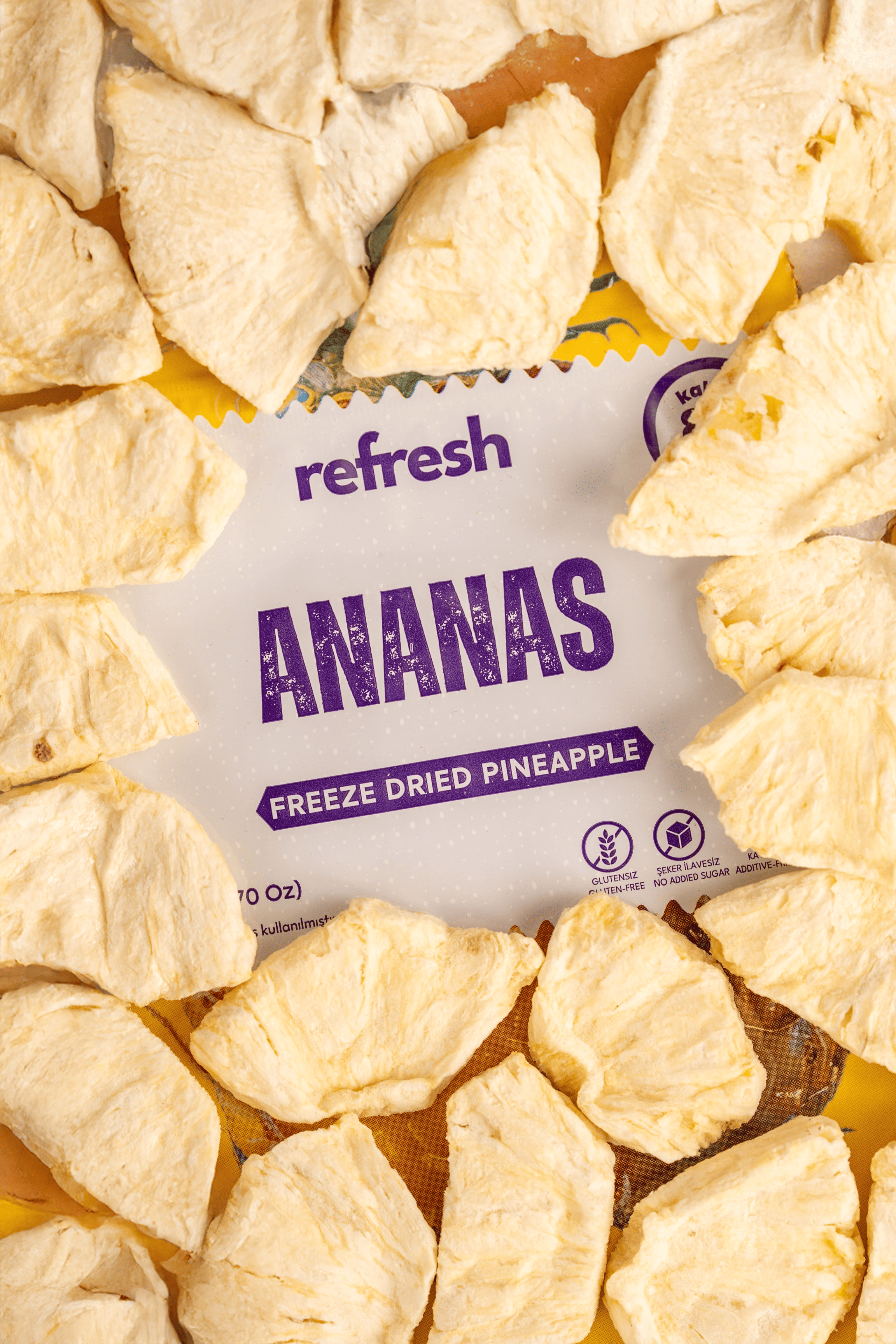 Refresh Freeze Dried Ananas 20gr