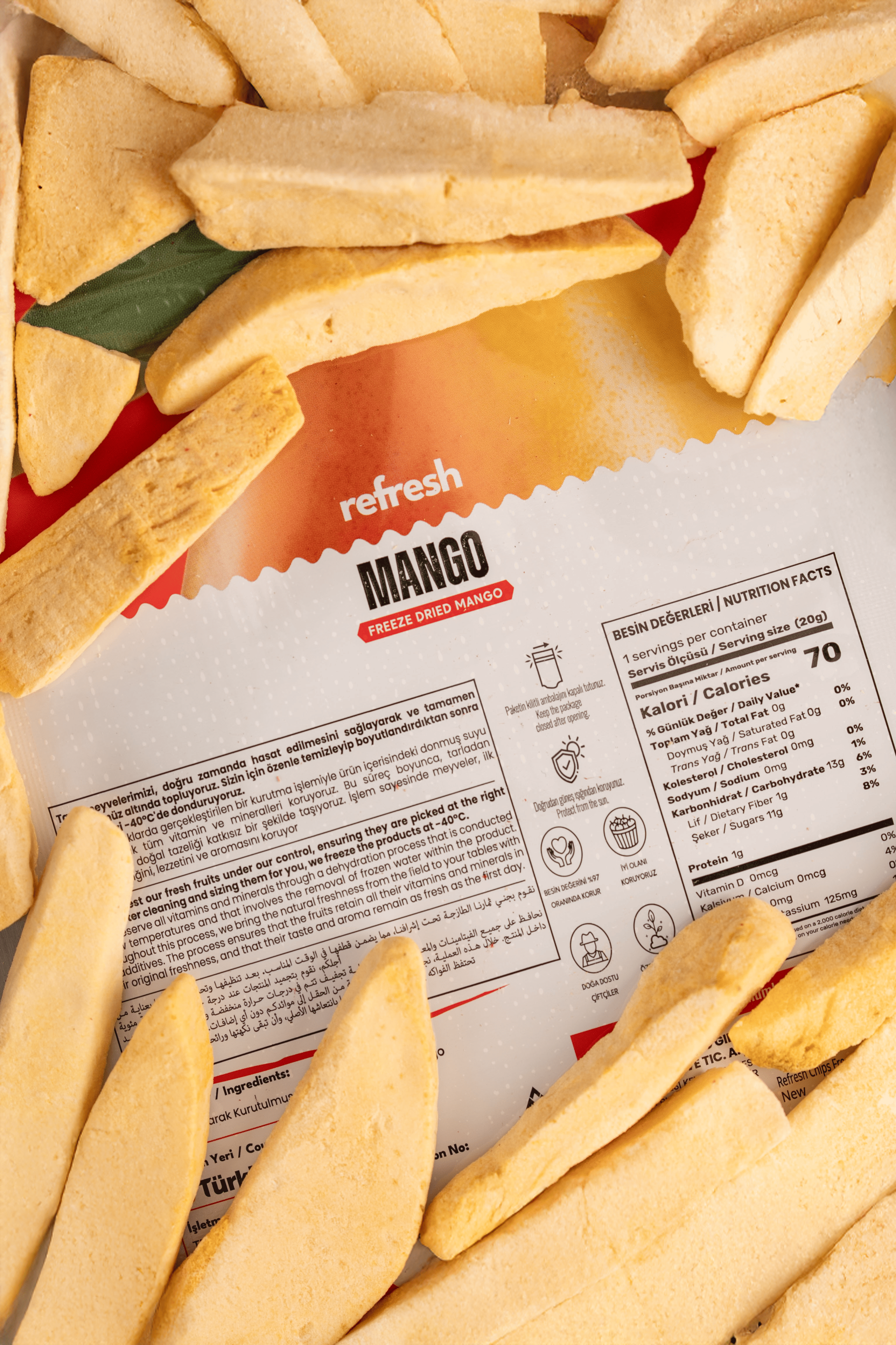 Refresh Freeze Dried Mango 20gr