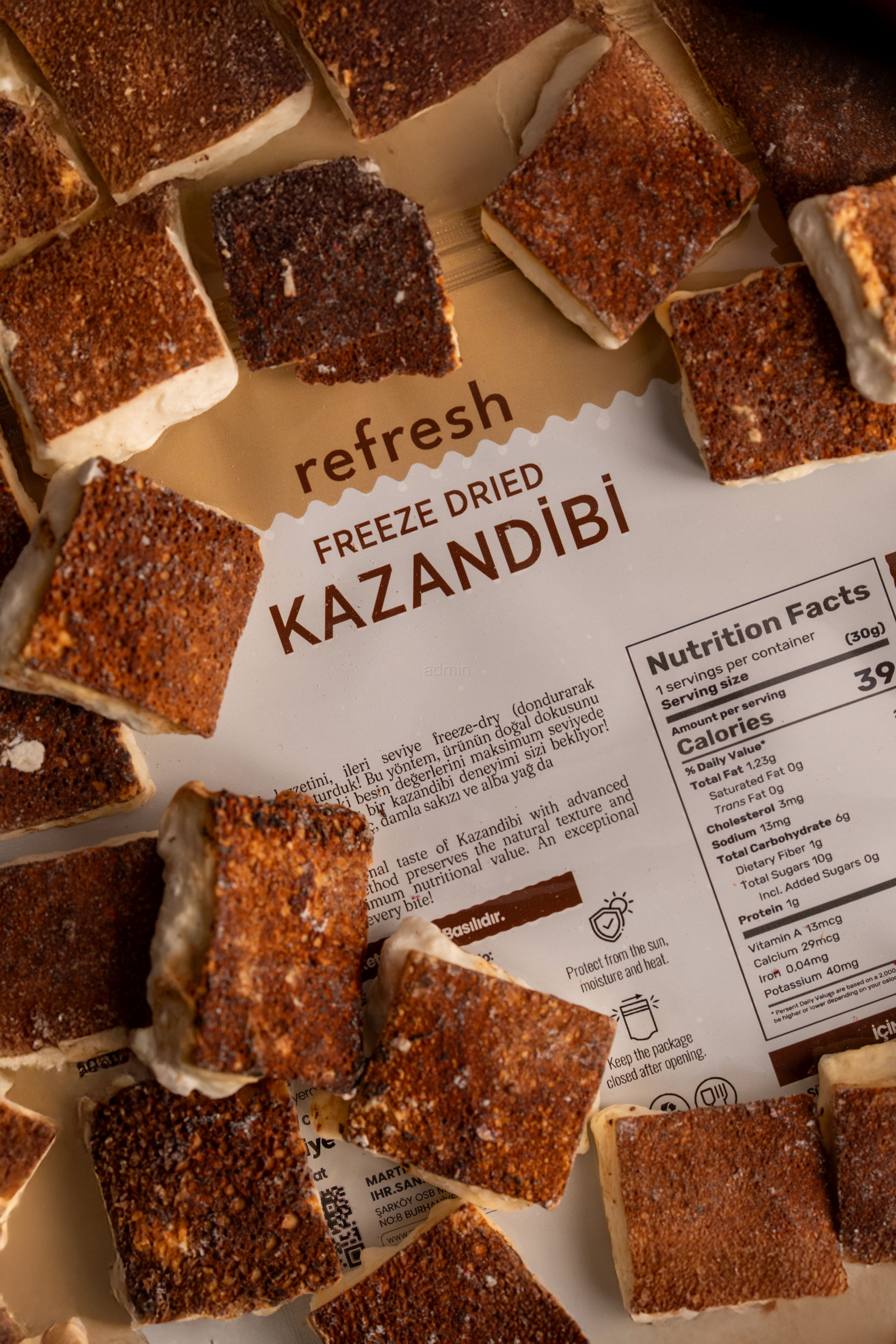 Refresh Freeze Dried Kazandibi 30gr