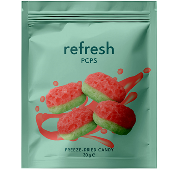 Refresh Pops Freeze Dried Karpuz Candy -  30 g