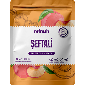 Refresh Freeze Dried Şeftali 20gr