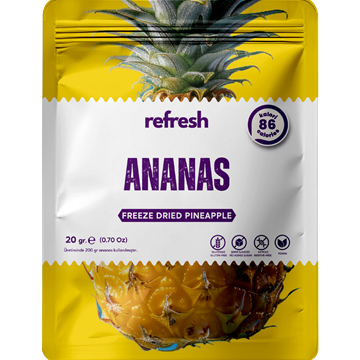 Refresh Freeze Dried Ananas 20gr