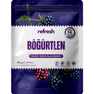 Refresh Freeze Dried Böğürtlen 20gr