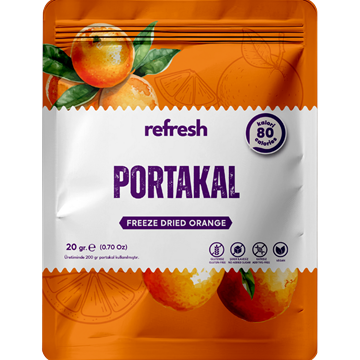 Refresh Freeze Dried Portakal 20gr