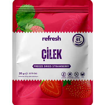 Refresh Freeze Dried Çilek 20gr