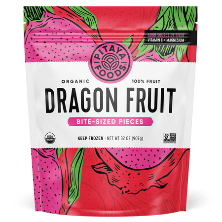Organic Dragon Fruit Snack-Sized Pieces 2Lb